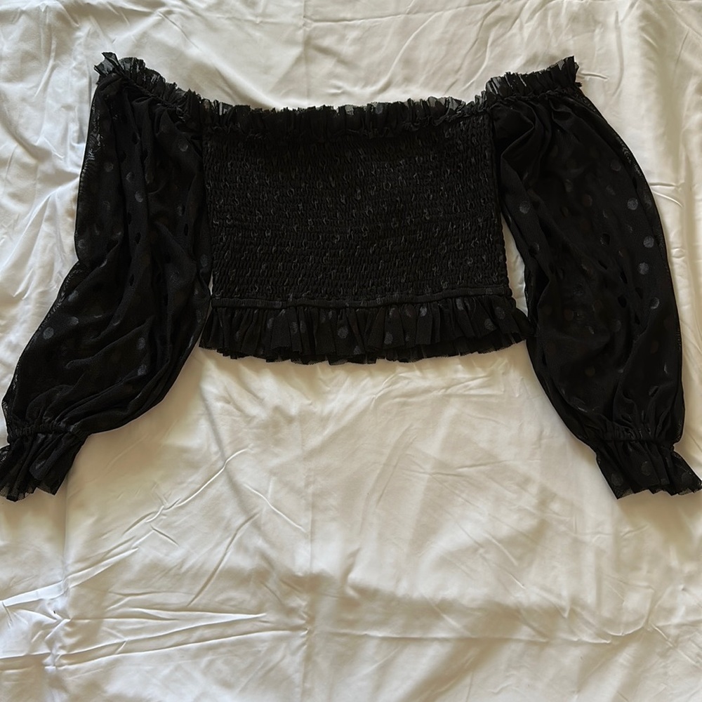 Black Crop Top